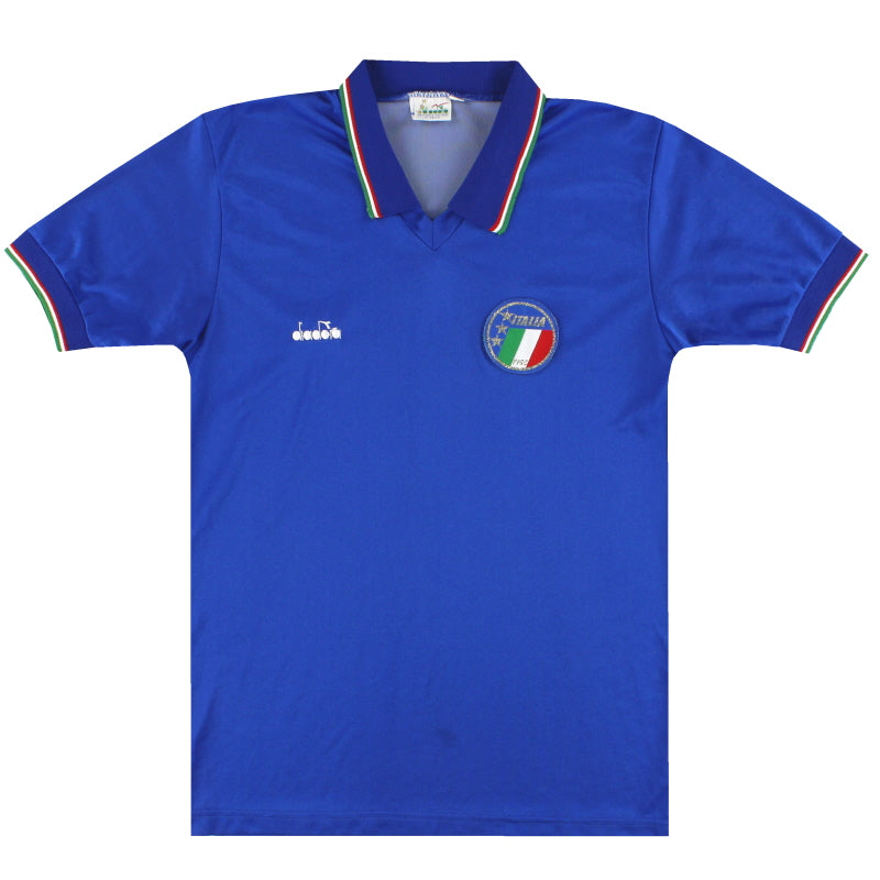Camiseta Diadora Local Italia 1986-90 Talla L