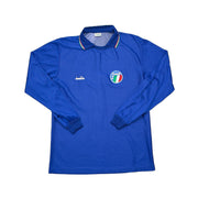 Camiseta Local Manga Larga (L) Diadora de Italia 1986/91