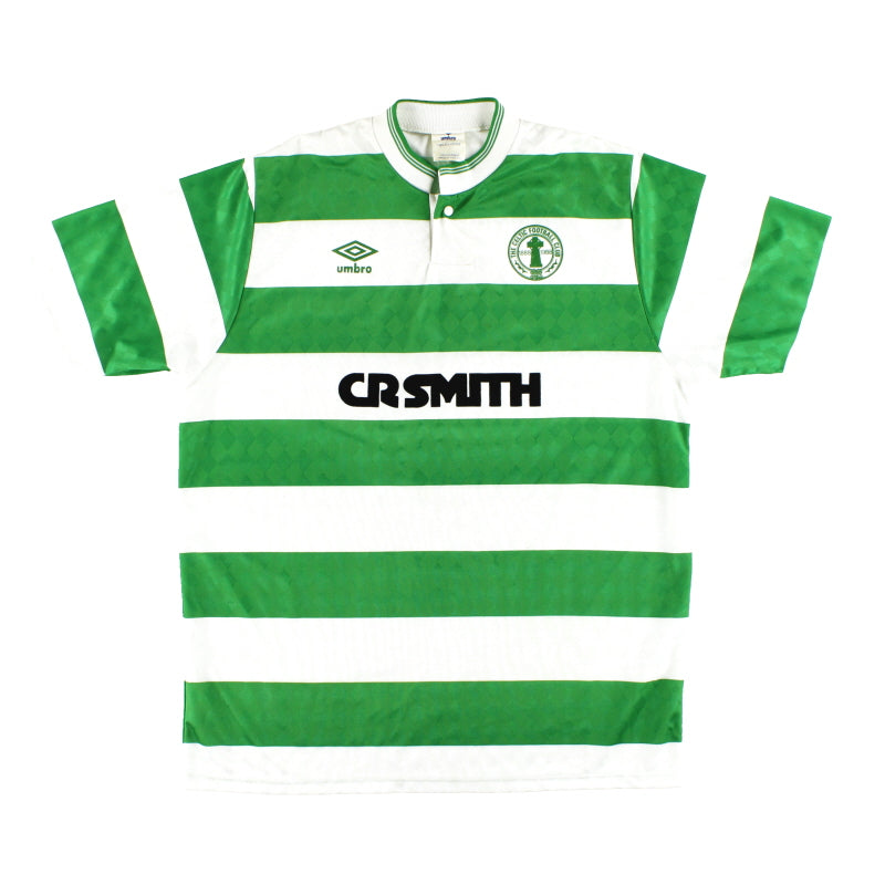 Camiseta de local Umbro Centenario del Celtic 1987-89 Talla M