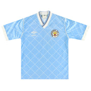 1987-89 Manchester City Umbro Camiseta Local Y
