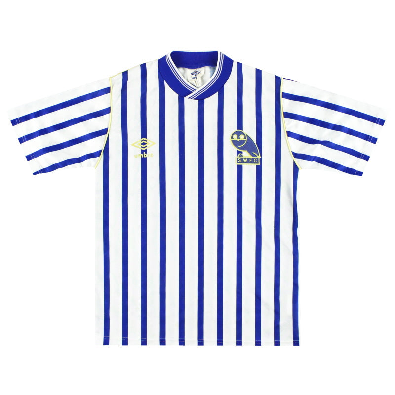 1987-89 Sheffield Wednesday Umbro Camiseta Local J