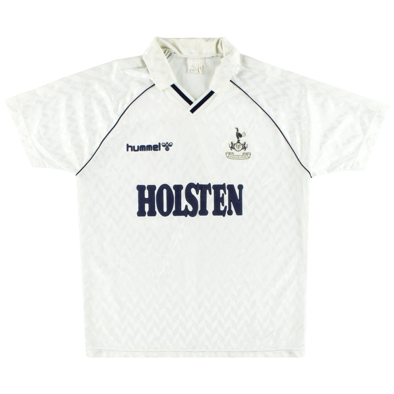 Camiseta de local Hummel del Tottenham 1987-89 Talla L