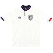 Camiseta Umbro Titular de Inglaterra 1987-90 Talla S
