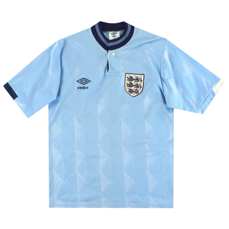 Camiseta de la tercera equipación de Inglaterra Umbro 1987-90 S