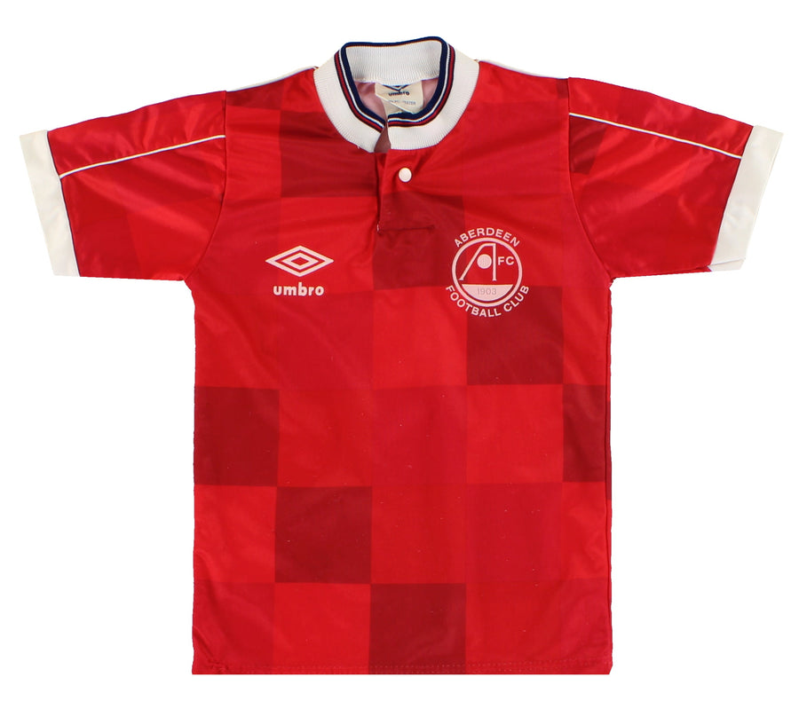 1987-90 Aberdeen Umbro Home Shirt Y