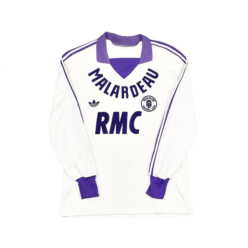 1987/88 Toulouse L/S Home Shirt (S) Adidas