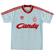 Camiseta adidas de Visitante del Liverpool 1988-89 Talla S