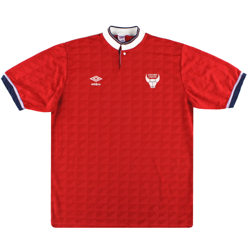 Camiseta Umbro visitante del Oxford United 1988-89 S