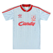 1988-89 Liverpool adidas Away Shirt #10 Y - Classic Football Kit