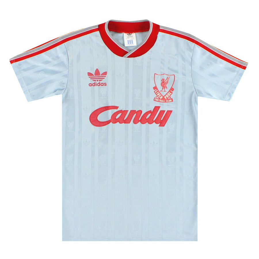 1988-89 Liverpool adidas Away Shirt #10 Y - Classic Football Kit