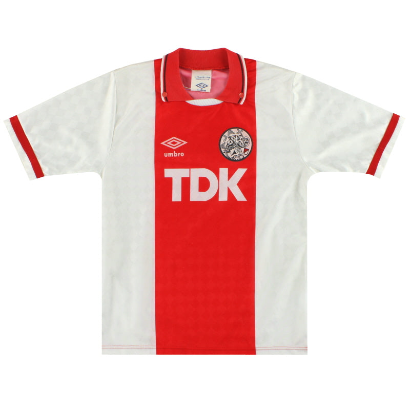 Camiseta Umbro del Ajax Local 1989-91 Talla Y