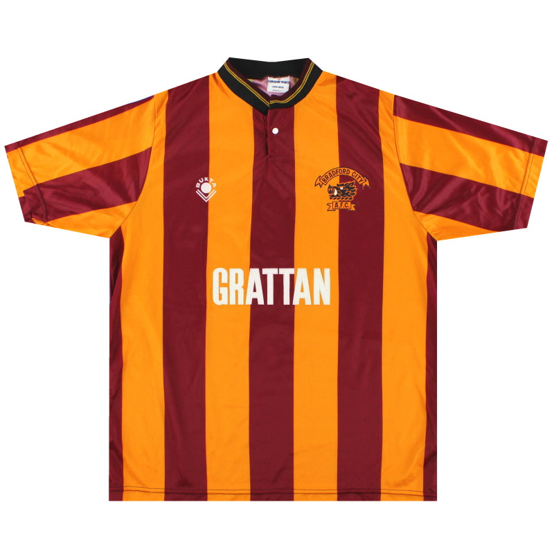 Camiseta de local Bukta del Bradford City 1988-90 L