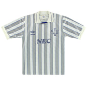 Camiseta Umbro de visitante del Everton 1988-90, talla L para niños