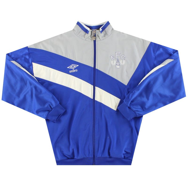 Chaqueta deportiva Umbro con cremallera del Everton 1988-90 Y