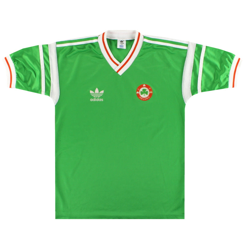1988-90 Irlanda adidas Camiseta Local M