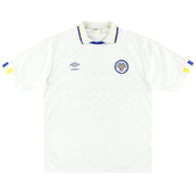 1988-90 Leeds Umbro Camiseta de local L