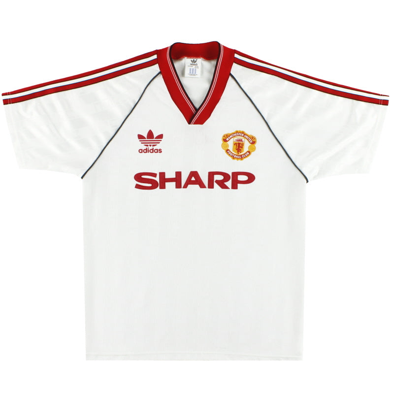 1988-90 Manchester United adidas Away Shirt M/L