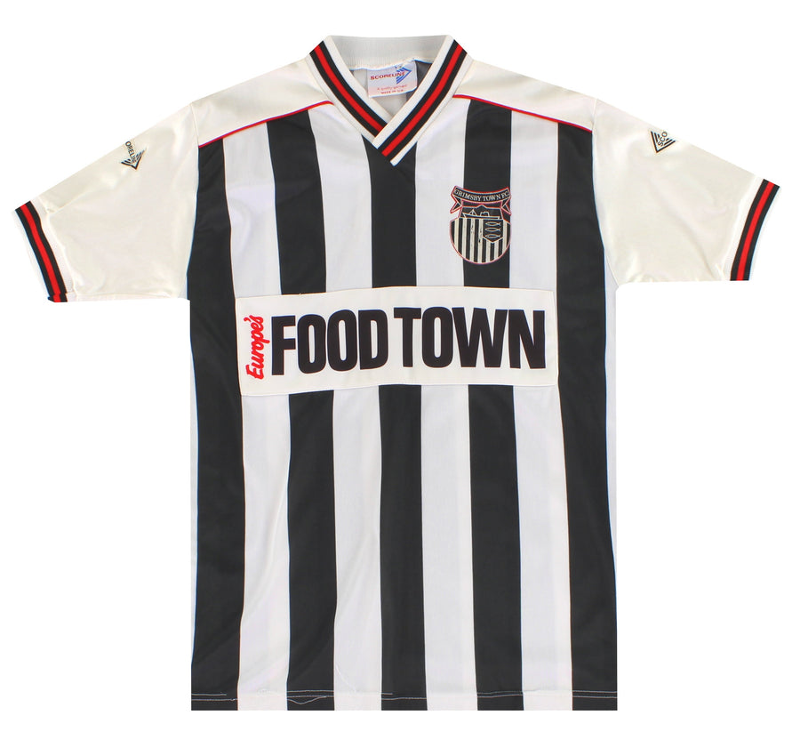 1988-90 Grimsby Scoreline Home Shirt S