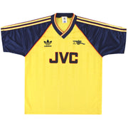 Camiseta de visitante del Arsenal adidas 1988-91 XS