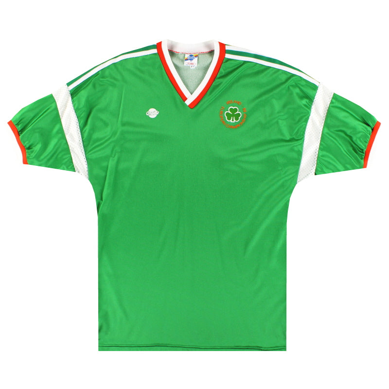 Camiseta de local de aficionado O'Neills Irlanda 1988 *Impecable* XL