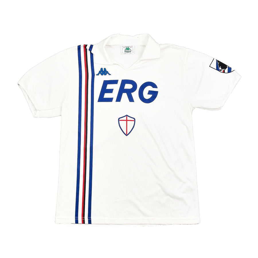 Camiseta Sampdoria Visitante 1988/89 (Talla S) Kappa