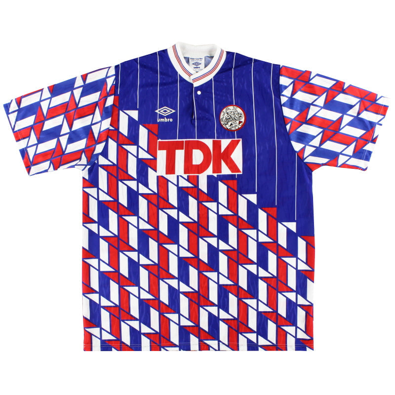 Camiseta Umbro del Ajax de visitante 1989-90 Y