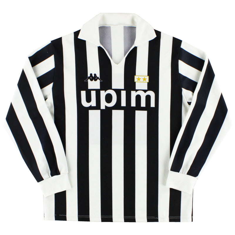 Camiseta L/S de casa Juventus Kappa 1989-90 L