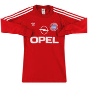 1989-91 Bayern Múnich adidas Camiseta Local Manga Larga S