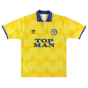 1989-91 Camiseta de Visitante Umbro del Leeds Talla M