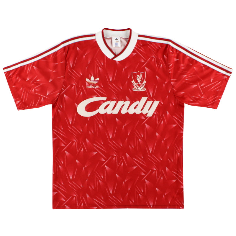 1989-91 Liverpool adidas Camiseta Local XS