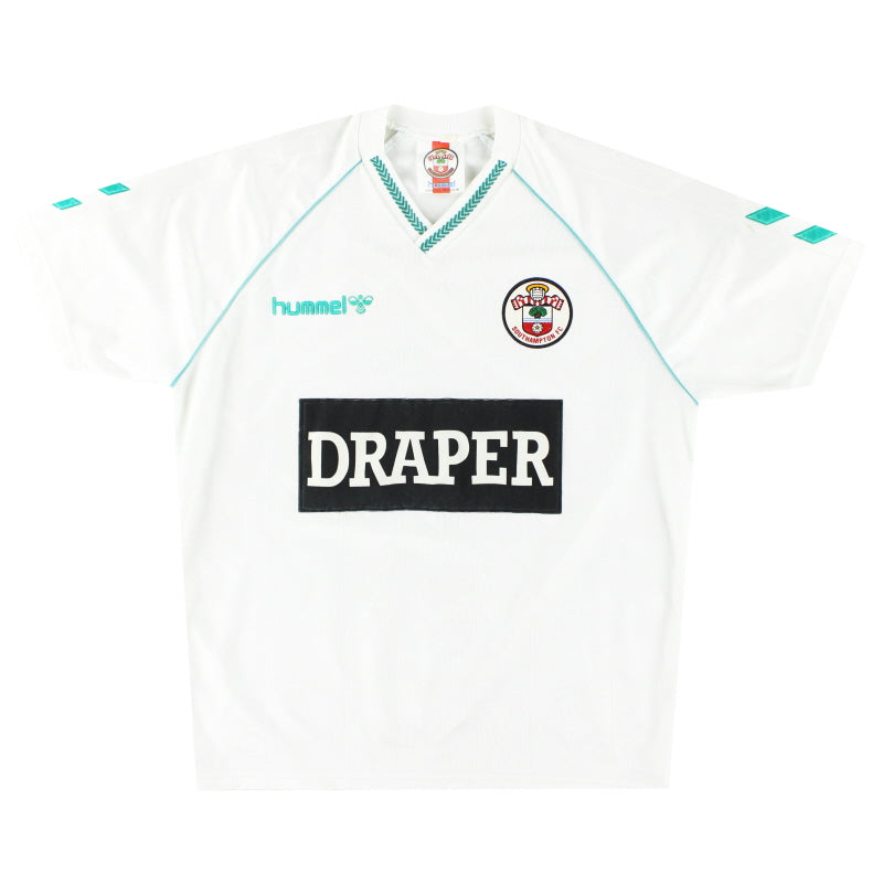 1989-91 Southampton Hummel Camiseta visitante *Impecable* XL