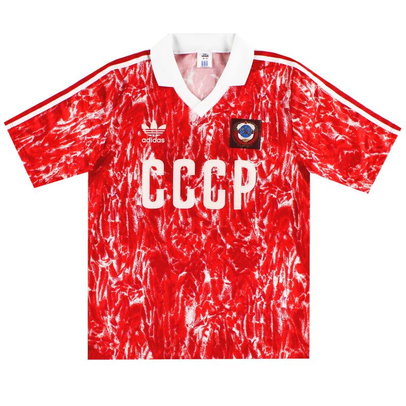 1989-91 Soviet Union adidas Home Shirt *Mint* S