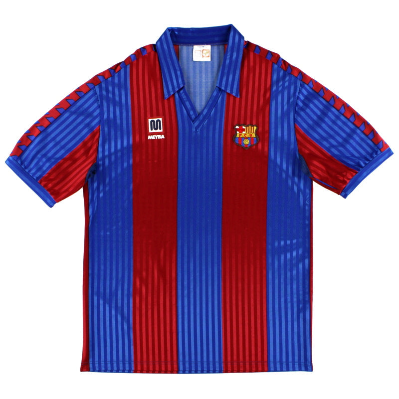 1989-92 Barcelona Meyba Camiseta Local L