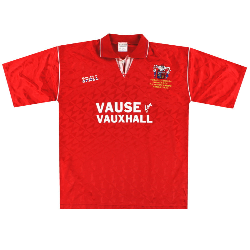 1990-91 Barrow Spall 'Winners' Camiseta Visitante L