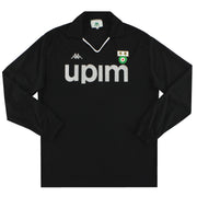 1990-91 Juventus Kappa Camiseta Visitante Manga Larga XL