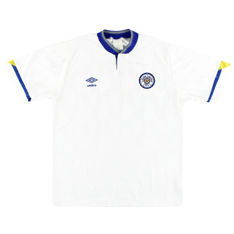 Camiseta de Local Leeds Umbro 1990-91 Talla S