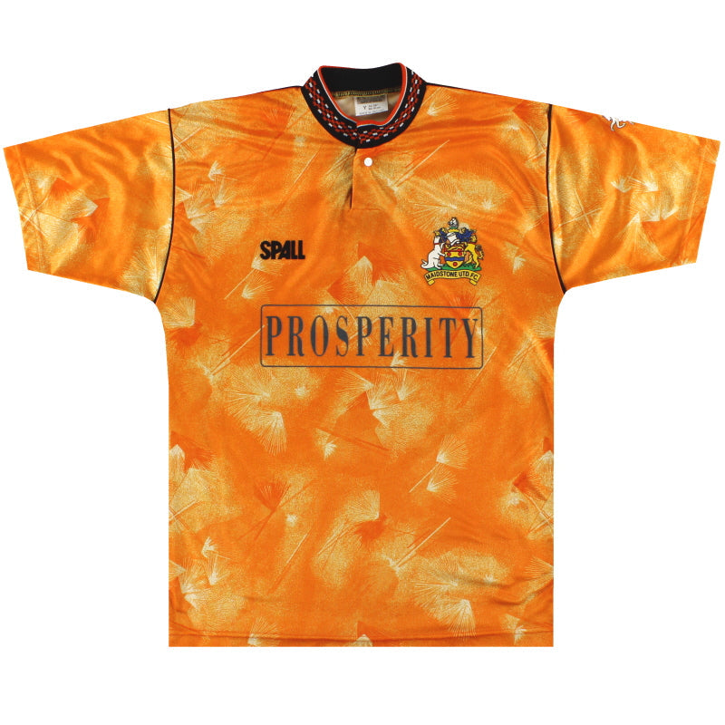 Camiseta de local Spall del Maidstone United 1990-91 *Impecable* Y