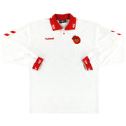 1990-91 Rohda Raalte Hummel Camiseta de visitante L/S XXL