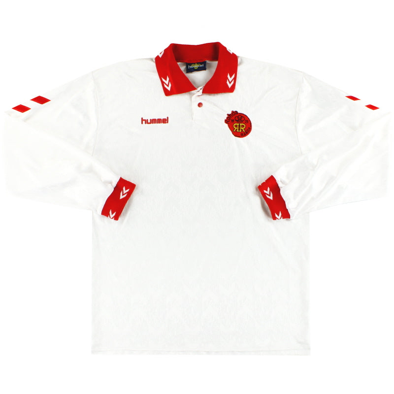 1990-91 Rohda Raalte Hummel Camiseta de visitante L/S XXL