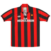 Camiseta de local adidas del AC Milan 1990-91 *Como nueva* M