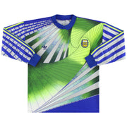 1990-92 Argentina adidas Camiseta de Portero #1 Talla L
