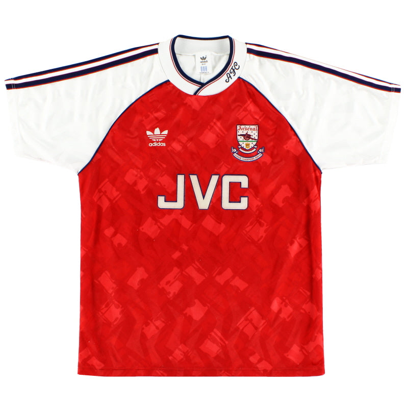 Camiseta local adidas 'Campeones' del Arsenal 1990-92 L