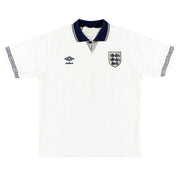 1990-92 Inglaterra Umbro Camiseta Local M