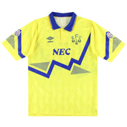 Camiseta de visitante Umbro del Everton 1990-92 Talla L