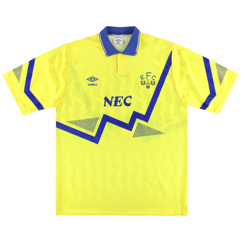 Camiseta visitante Umbro del Everton 1990-92 L