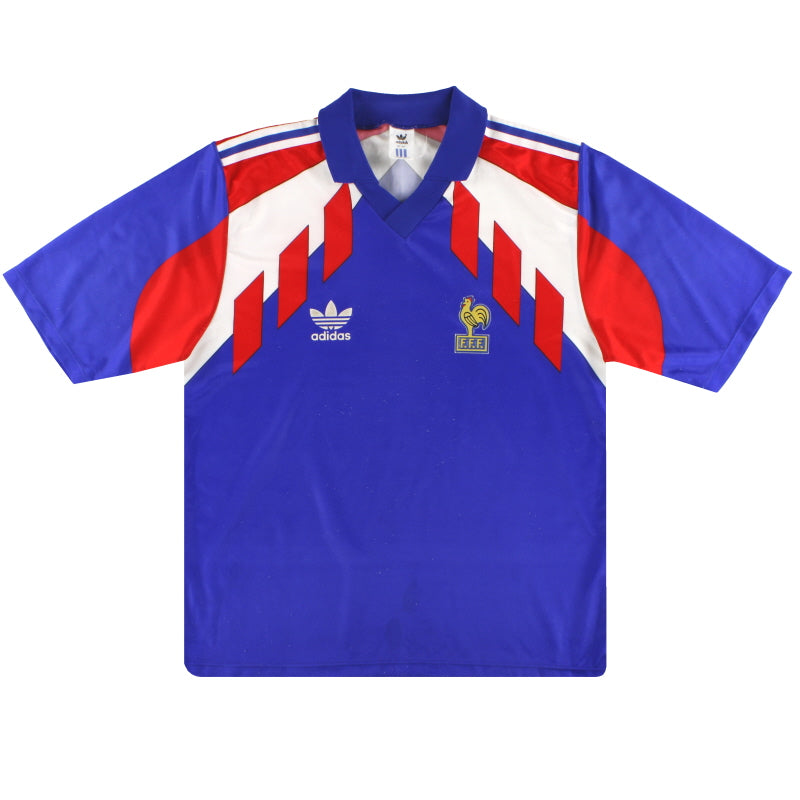 Camiseta Local Francia adidas 1990-92 M