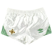 Pantalones cortos de local Umbro de Irlanda del Norte 1990-92 Talla XS