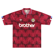 1990-92 Camiseta de visitante Umbro del Manchester City XL