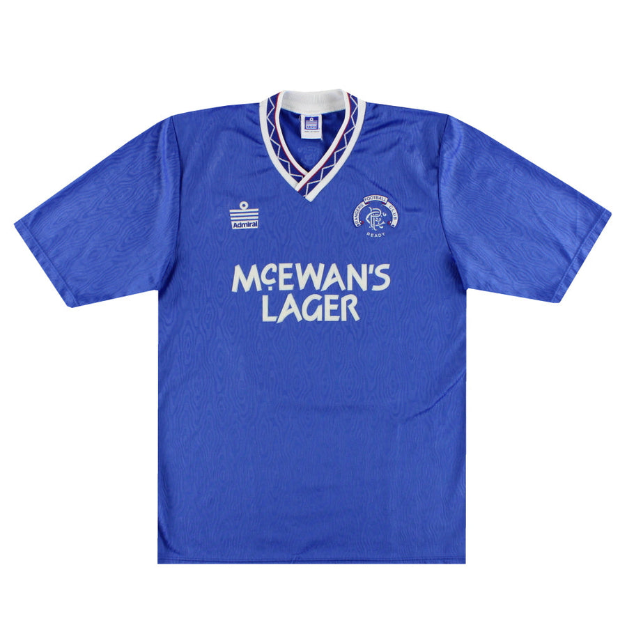 Camiseta del Rangers Admiral para casa 1990-92 #10 M