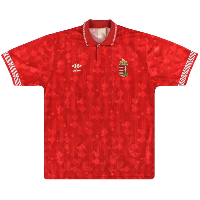 Camiseta local Umbro Hungría 1990-93 L
